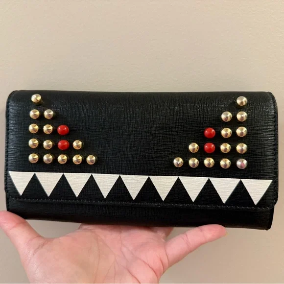 Fendi Monster - Studded Wallet - Picture 1 of 11